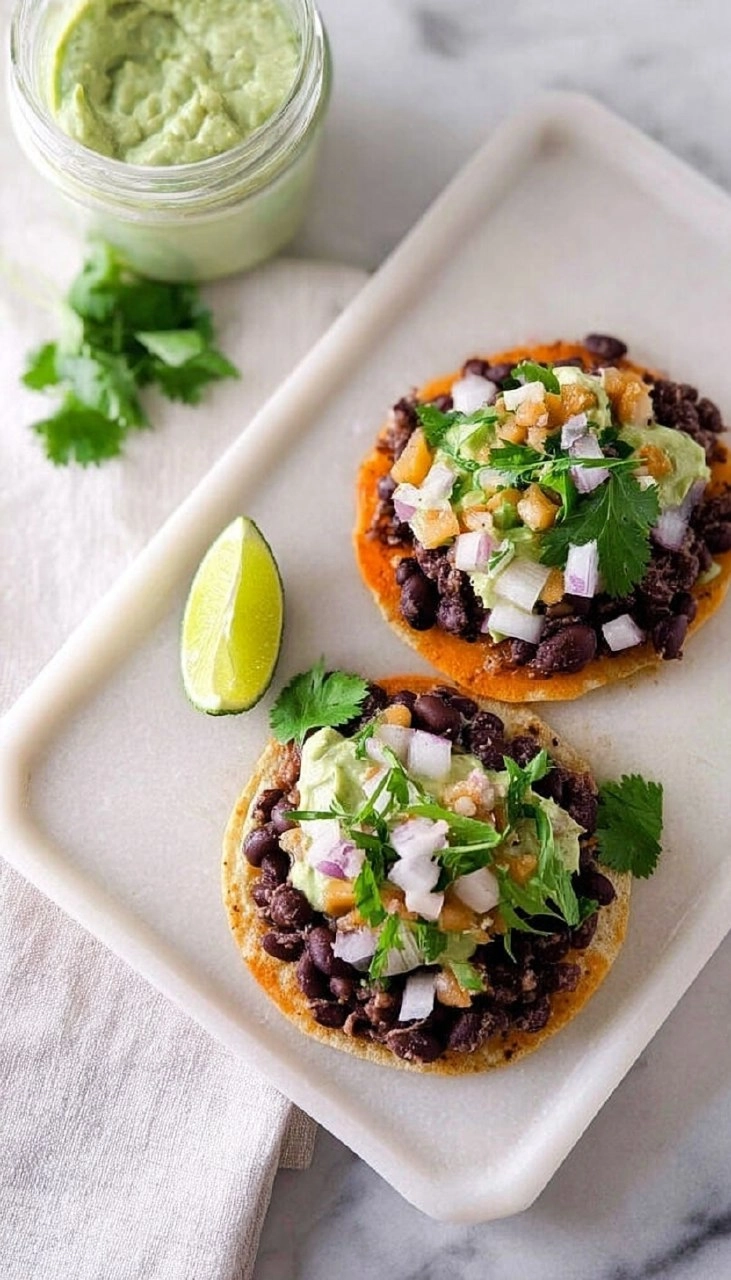 Black Bean Tostadas 109 Black Bean Tostadas