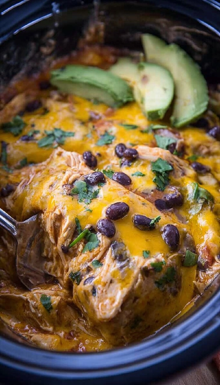 Crockpot Chicken Enchilada Casserole 65 Crockpot Chicken Enchilada Casserole