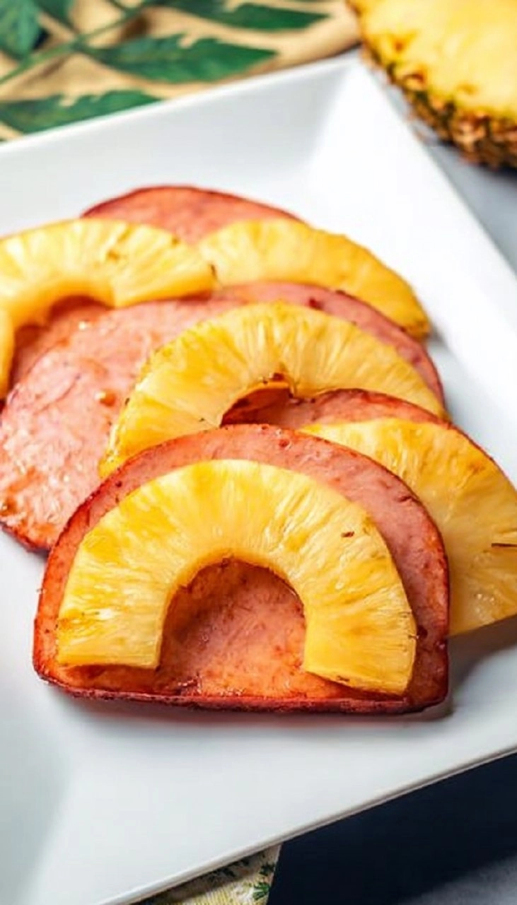 Ham Steak and Pineapple