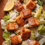 Hot Honey Salmon Caesar Salad 126 Hot-Honey-Salmon-Caesar-Salad-Recipe