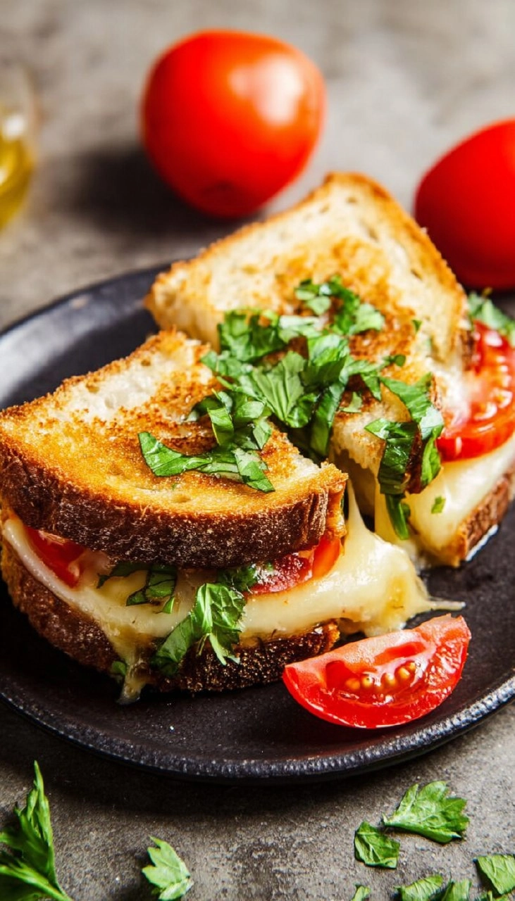 Caprese Grilled Cheese Sandwich