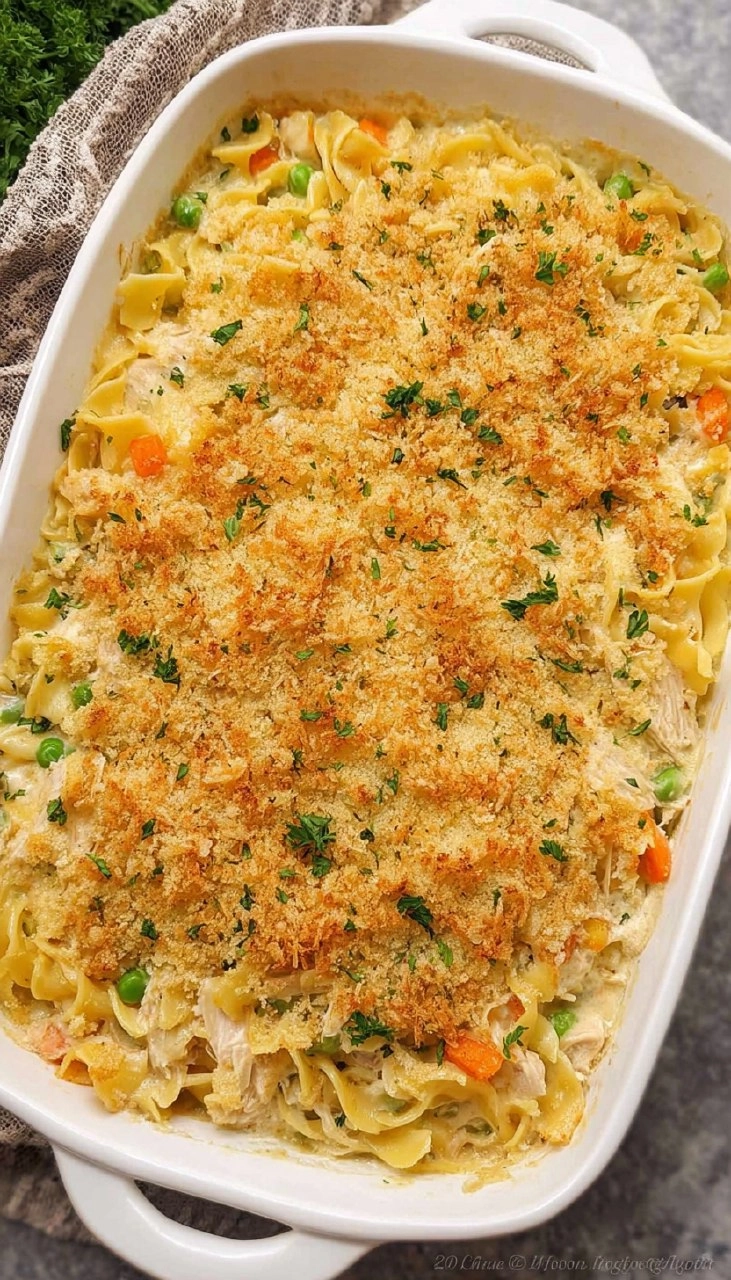 Chicken Noodle Casserole 101 Chicken Noodle Casserole
