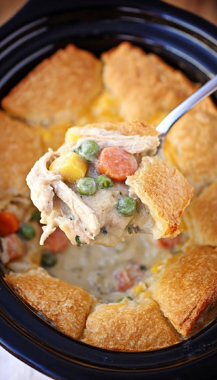 Crockpot Chicken Pot Pie