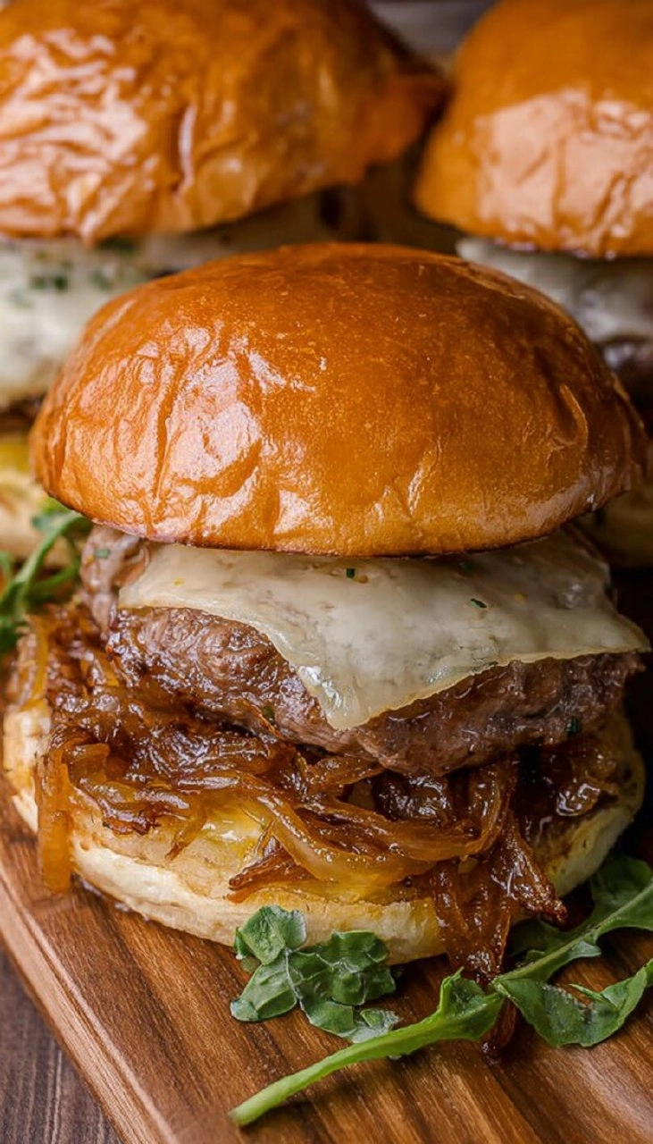 French Onion Burgers