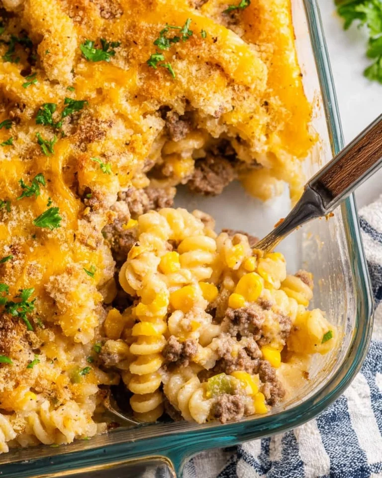 Hamburger Corn Casserole 3 Hamburger-Corn-Casserole-Recipe
