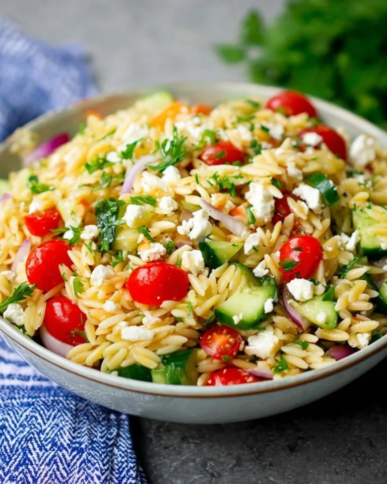 Orzo Salad with Vegetables and Feta 2 Orzo-Salad-with-Vegetables-and-Feta-Recipe