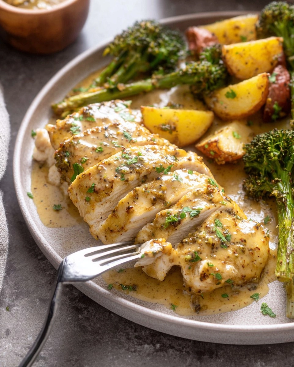 Sheet Pan Honey Mustard Chicken