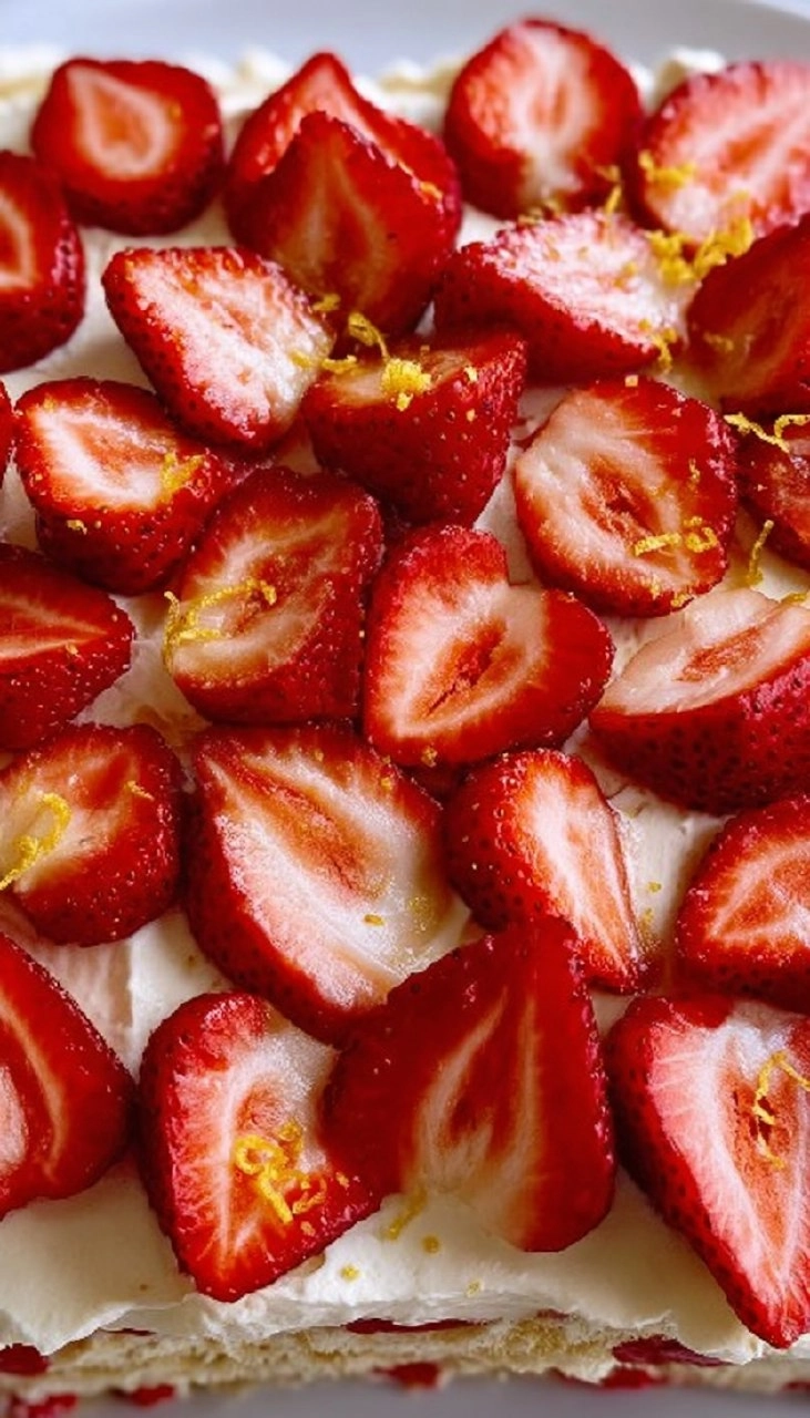 Strawberry Icebox Cake 61 Strawberry Icebox Cake