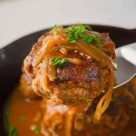 Hamburger-Steak-with-Onion-Gravy-Recipe