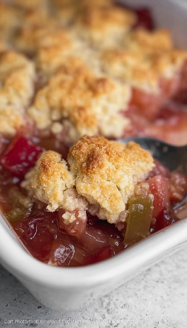 Rhubarb Cobbler
