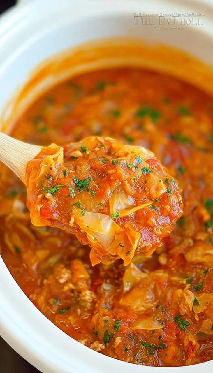 Slow Cooker Stuffed Cabbage Soup 69 Slow Cooker Stuffed Cabbage Soup